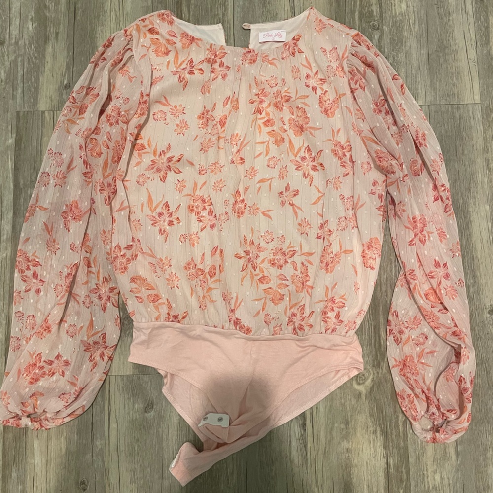 Pink Lilly Pink Bodysuit